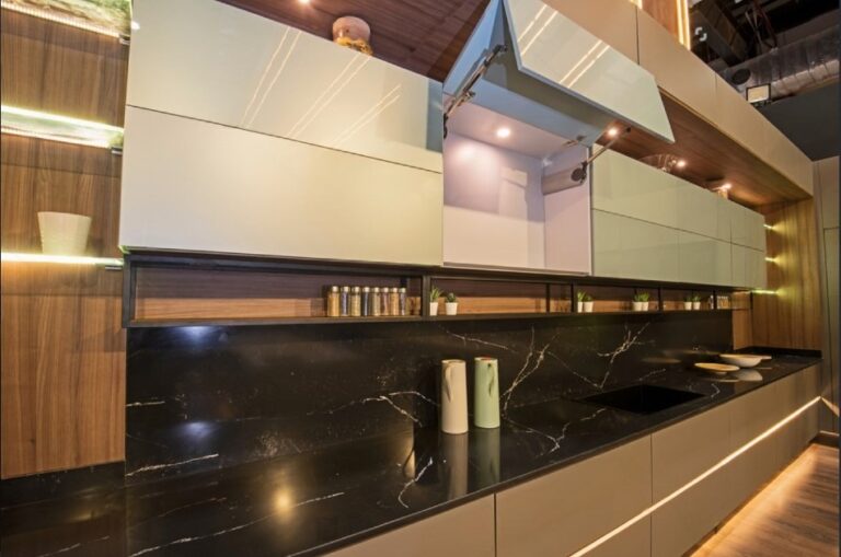 Black Granite Effect Bullnose Worktops Stylish & Durable Kitchen Surfaces