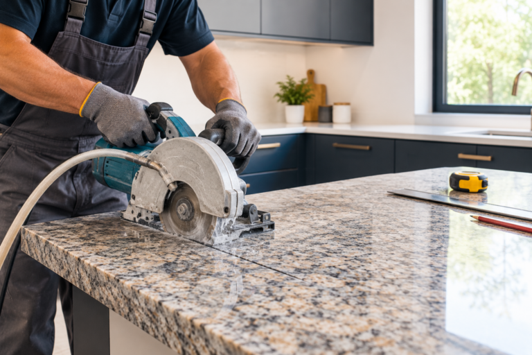 How to Cut a Granite Worktop?