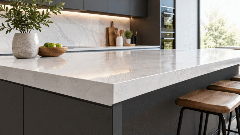 square edge kitchen worktop