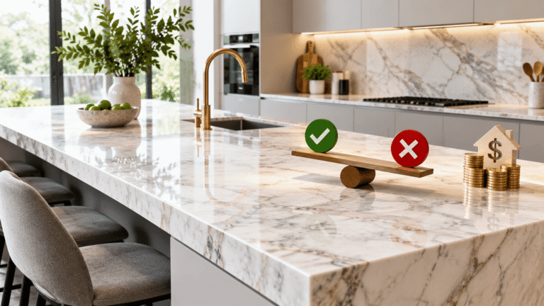 Are Marble Kitchen Worktops Worth the Price? Pros, Cons & Costs