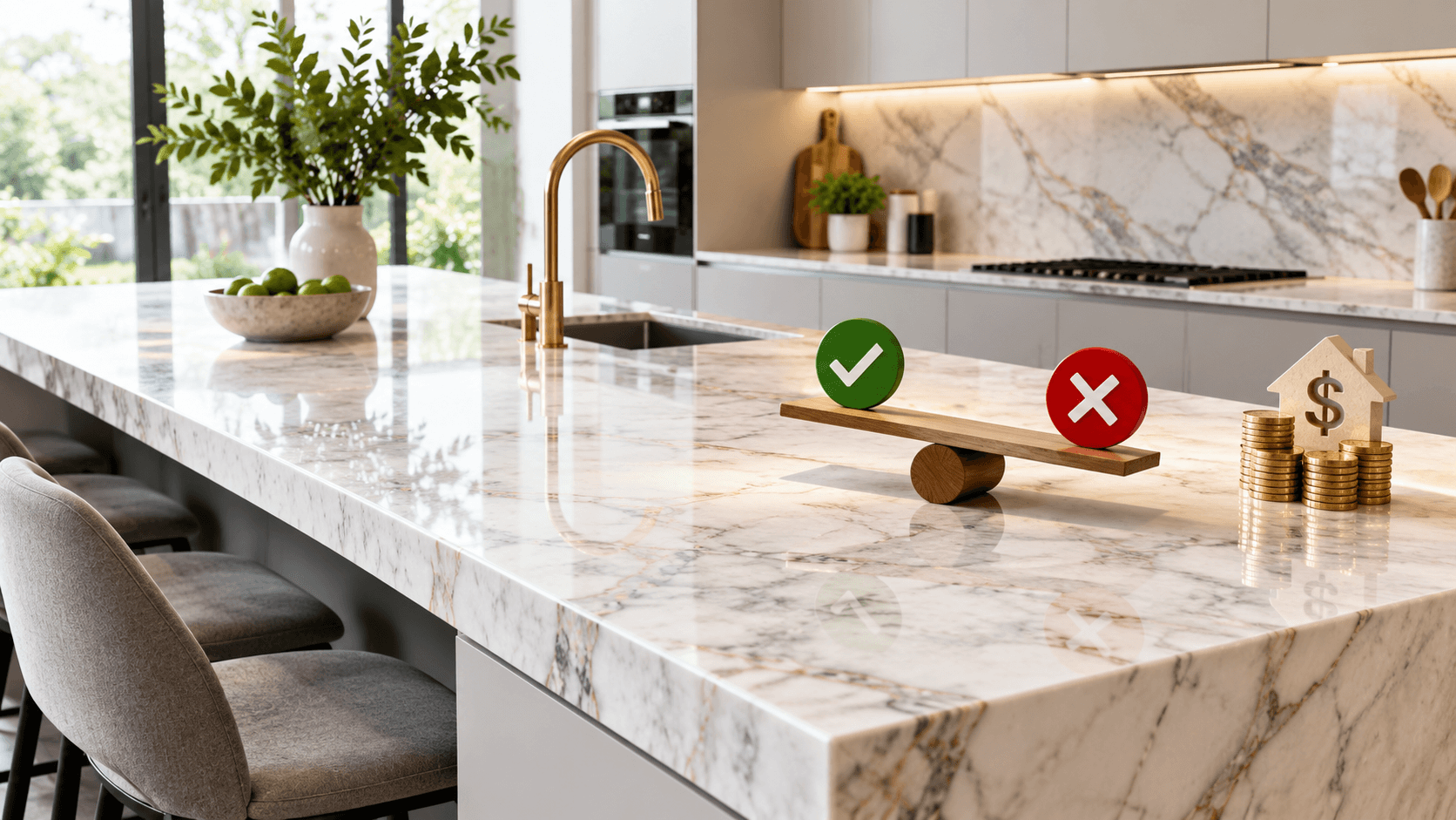 marble worktop cost